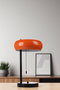 Opviq Lámpara de mesa 8896-3 Naranja y Negro